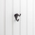 YD10-231DBAC Kingsport 2-5/16" Traditional Double Prong Robe Hook