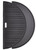 Half Moon Cast Iron Reversible Griddle for Large Big Green Egg and 18in Kamado Grills