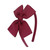 MEEDEE Fashion Burgundy Bow Headband Bowknot Headband Big Bow Grosgrain Ribbon Hair Hoop Headband for Girls Toddlers Girls Kids Party Decoration Cosplay Costume Headwear Makeup Hair Band