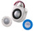 Leviton OSFHU-I4W Mounted PIR High-Bay Sensor with 3 Interchangeable Lenses, 480V, White