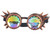 Kaleidoscope Steampunk Rave Goggles Diffraction Rainbow Crystal Lens