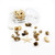 Mixed Beach Seashells Starfish Natural Large Conch for Shell Starfish Colorful Sea for Shell for Beach Party Fish for Ta