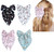 Hair Bows for Women Girls Floral Bow Hair Clips Hair Barrettes Medium Cute Hair Pieces Kids Toddler Hair Bow Alligator Clips Hair Accessories Hairpins White/Pink/Blue/Black (4pcs)