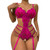 Women's Lingerie, Sleep & Lounge Women Snap Crotch Lingerie Sexy Lace Bodysuit Deep V Teddy One Piece Lace Babydoll 34 Women's Lingerie, Sleep & Lounge Women Snap Crotch Lingerie Sexy Lace Bodysuit Deep V Teddy One Piece Lace Babydoll 34