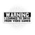 Warning I Learned to Drive from Video Games Sticker Waterproof Die-Cut Vinyl Sticker for Water Bottle Laptop Hard Hat Kindle Cars Sticker Decal Decor Stuff Gifts V1