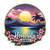 Honolulu Hawaii B Souvenir Vinyl Decal Sticker 4-Inch