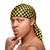 Bow Wow X Power Wave Checker Silky Durag for Men Waves Silky Doo Rag (Yellow)