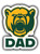 Baylor Bears 4-Inch Proud Dad Die Cut Decal Officially Licensed Collegiate Product