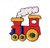 Colorful Choo Choo Train Embroidered Iron on Patch