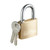 Solid Brass Padlock with Key with 1-9/16 in. (40 mm) Wide Lock Body,Keyed Padlock for Sheds, Storage Unit School Gym Locker, Fence, Toolbox, Hasp Storage