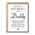 Happy First Birthday As My Daddy Card - Daddy Anniversary Card - Daddy Bday Poem Card - Birthday Card For Daddy