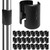 Wire Shelf Clips - 28 Pack Wire Shelf Clips Shelving Sleeves, Wire Shelving Shelf Lock Clips for 3/4" Post Shelvings Sleeves Replacements for Wire Shelving System
