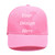 Customized Adjustable Baseball Cap,Unisex Personalized Trucker Hats,Cowboy Hat Pink