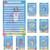 9Pcs Ocean Animals Incentive Chart for Classroom, Cute Stickers Charts Reward Chart for Kids Behavior Chart School Attendance Motivational Chore Chart for Classroom Homework Progress Tracking