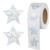 500 PCS Star Stickers for Kids Reward, 1 inch Self Adhesive Holographic Glitter Star Stickers for Face, Behavior Chart, Student Planner, Classroom Teacher Supplies(Silver)