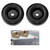 2PCS Trailer Ramp Door Bumper, Bumper Guards, Rubber Bumpers for Trailer, 2.5" Round Rubber Bump Stops, Trailer Accessories Vibration Damping Pads Universal for Most Truck, Trailer