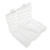 FENICAL Transparent Storage Case for AA AAA C D 9V Hard Plastic Battery Case Holder Organizer