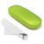 Glasses Case Hard Shell - PU Leather Eyeglass Case Eyeglasses Case for Sunglasses Eye Glasses Case with Cleaning Cloth for Men Women - Grass Green