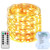 100 LED Fairy Lights Battery Operated Remote Control, 8 Modes Copper Wire Fairy Lights Waterproof, 33FT Battery Powered Twinkle String Lights Timer Dimmable DIY for Bedroom Christmas Decor
