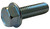 0808MW #8-32 x 1/2" Unslotted Indented Hex Washer Head Machine Screw Fully Threaded Zinc (Pack of 100)