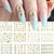 Gold Nail Art Stickers 3D Self Adhesive Flowers Nail Decals Golden Floral Leaf Line Nail Decorations Supply Floral Nail Stickers for Women Girls 12 Style Gold Nail Art Stickers 3D Self Adhesive Flowers Nail Decals Golden Floral Leaf Line Nail Decorations Supply Floral Nail Stickers for Women Girls 12 Style