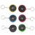 Watertight Clear Lid Sighting Compasses for Survival Camping Mountaineering Boating Compasses Mini Navigations Compasses Mini Keychains Compasses