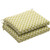 Pillow Perfect Indoor/Outdoor Geometric Square Seat Cushion, 18.5 in. L X 16 in. W X 3 in. D, Green/White