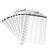 GSE 100-Pack 7" x 5" Canasta Score Pads, Canasta Score Sheet with Game Instructions & Trick Values for Scorekeeping in Classic Canasta Family Playing Card Game