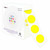 3/4 Inch Roll Color Coding Labels 1000 per Roll Round Permanent Adhesive Color Coding Circle Dot Stickers for Classroom Office Home(Yellow)