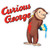 Curious George Painter and Logo Collectible Stickers