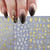 Flower Nail Stickers 8 Sheets Nail Art Stickers Decals Self Adhesive Nail Art Supplies 3D Gold Leaves Daisy Flowers Nail Design Stickers Spring Summer Nail Art Decals for Women Girls DIY Manicure