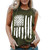American Flag Tank Tops for Women 4th of July Shirts Summer Sleeveless Patriotic Tees Casual Loose Tunic Blouses