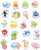 Punny Teacher Stickers for Students, Funny Reward Stickers for Kids, Classroom (600pcs, Color 1)