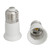 E26 to E27 Light Socket Extender 2PCS 66mm E26 to E27 Lamp Bulb Extension Screw Base Converter Adapter