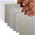 Gold Nail Art Stickers Metallic Line Nail Decals 3D Self-Adhesive Gold Silver Curve Stripe Wave Nail Design Luxury French Tip Manicure Nail Art Supplies for Women Acrylic Nails Decoration 8 Sheets Gold Nail Art Stickers Metallic Line Nail Decals 3D Self-Adhesive Gold Silver Curve Stripe Wave Nail Design Luxury French Tip Manicure Nail Art Supplies for Women Acrylic Nails Decoration 8 Sheets