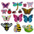 15Pcs Butterfly Bees Insect Embroidered Applique Patches, DIY Sew on Patch Iron on Patches for Clothing Jackets Jeans Skirts Backpacks Hats Arts Craft Sew Making