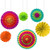 Cinco De Mayo Fiesta Paper Fans, 6 Ct. | Assorted Colors | Party Decoration