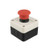 uxcell Red Sign Mushroom Emergency Stop Push Button Switch Station 1 NC Normally Closed