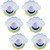 Pool Drink Floaties, Cloud Inflatable Drink Holders Floating Cup Holders Drink Floats for Pool Party