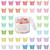 50Pcs Butterfly Hair Clips Butterfly Clips for Hair, Mini Hair Clips Small Hair Claw Clips Cute Hair Accessories Clips for Hair 90s Women Girls with Box Package, 15 Assorted Colors