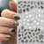 Black Flower Nail Art Sticker Summer Nail Stickers Decals Wedding Party Nail Art Supplies Spring Flower Butterfly Nail Design 3D Self -adhesive Nail Decoration for Women and Gilrs Manicure Decor 6sheets