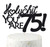 75 Birthday Cake Toppers-Black Glitter, Funny 75th Cake Topper for Men,75 Cake Topper For Women, 75th birthday decorations,75th Birthday Cake Topper Seventy Five