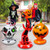 12Pcs Halloween Inflatable Witch Hat Ring Toss Games with 8 Rings and Pump Halloween Party Games Decorations Ring Toss Gift Set for Kids Adults (3 Pack Games)