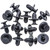 15pcs Fender Liner Push Type Retainer Clip Fastener MU488006 for Mitsubishi Eclipse, Eclipse Cross, Endeavor, Galant, Lancer, Mirage, Mirage G4, Outlander, Outlander Sport