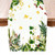 Spring Green Leaves Table Runner Yellow Beige Flowers Table Runners Rustic Coffee Rectangle Runner for Summer Dining Table Kitchen Home Party Decoration 13x48 Inch