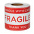 Fragile Handle with Care 250 Labels per Roll 3"x5" by