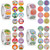 Easter Stickers for Kids, 2000 pcs Easter Bunny Rabbit Stickers 32 Design roll Stickers Easter Egg Stickers Easter Stickers for Kids Children