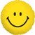 Emoji Smiley Face Mylar Balloon, 5 Piece