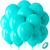 Teal Balloons Latex Party Balloons, 100 Pack 12 inch Round Helium Balloons for Wedding Graduation Birthday Party Backdrop Decorations