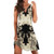 Women Summer Sleeveless Dress Floral Print Sundress Flowy Keyhole Midi Tank Dress Casual Loose Beach Dress Mini Dress